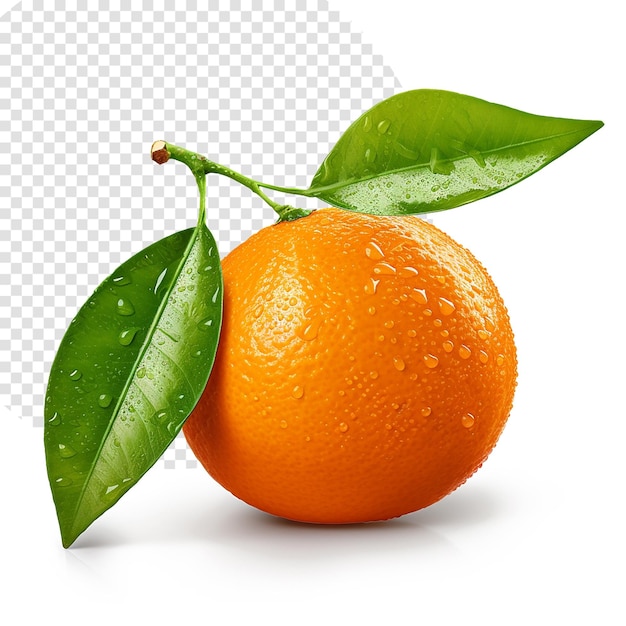 PSD fruits orange sur blanc