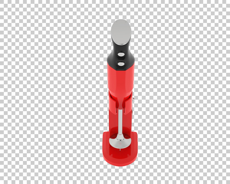PSD frullatore isolato su sfondo trasparente 3d rendering illustrazione