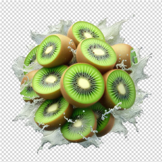 PSD fruta 3d aislada en un lienzo png transparente