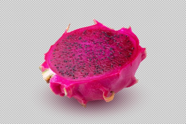 Fruta madura de pitaiaia ou fruta do dragão em fundo alfa