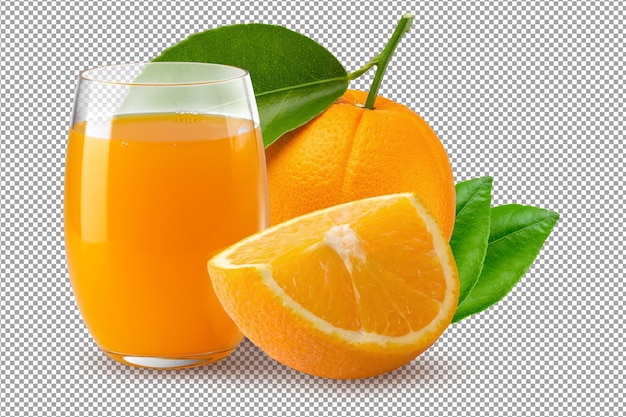 Fruta naranja fresca aislada sobre fondo alfa