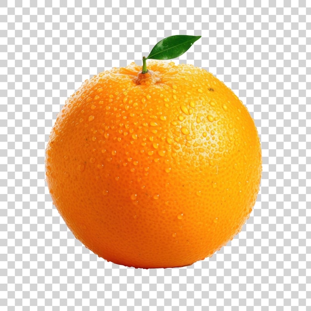 Fruta naranja sobre fondo transparente png clipart