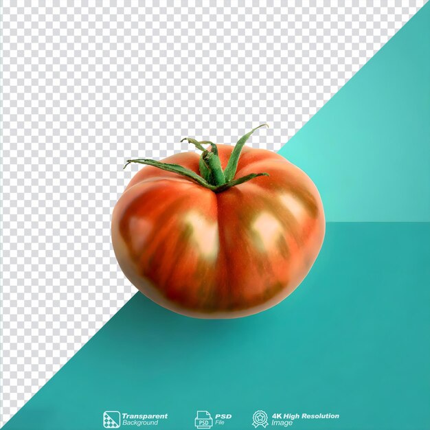 Fruta de tomate aislada sobre fondo transparente