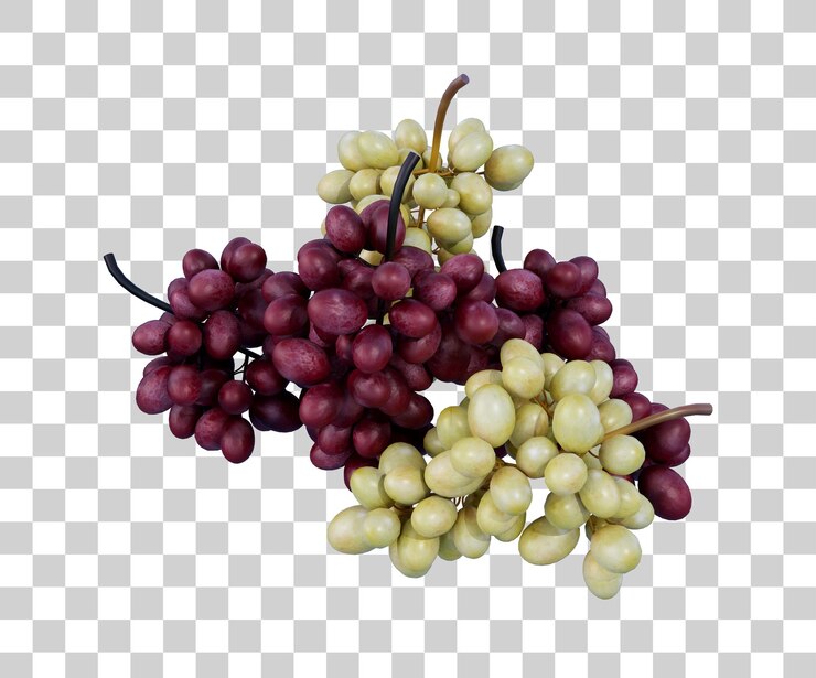 PSD fruta de uvas frescas