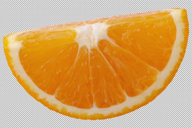 Frutas de laranja frescas isoladas sobre um fundo transparente