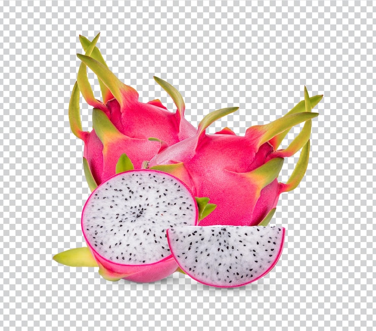Frutas del dragón aisladas premium PSD