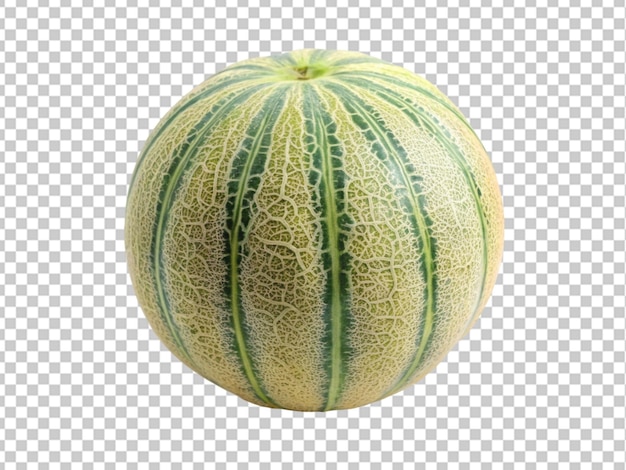 PSD frutas de melón aisladas sobre un fondo transparente