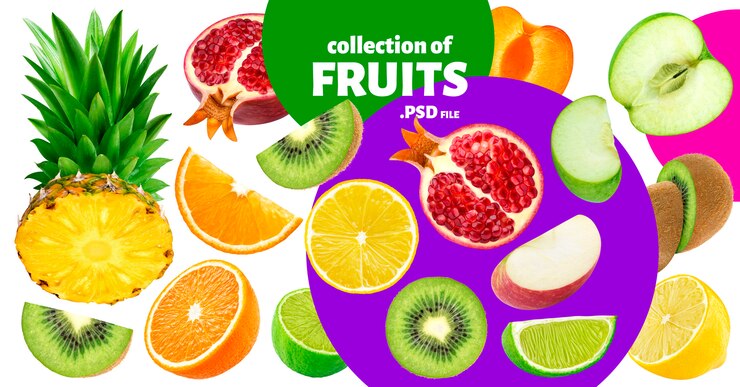 PSD frutas tropicales