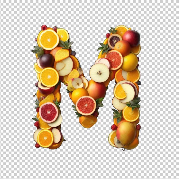 PSD frutas vibrantes em hd png