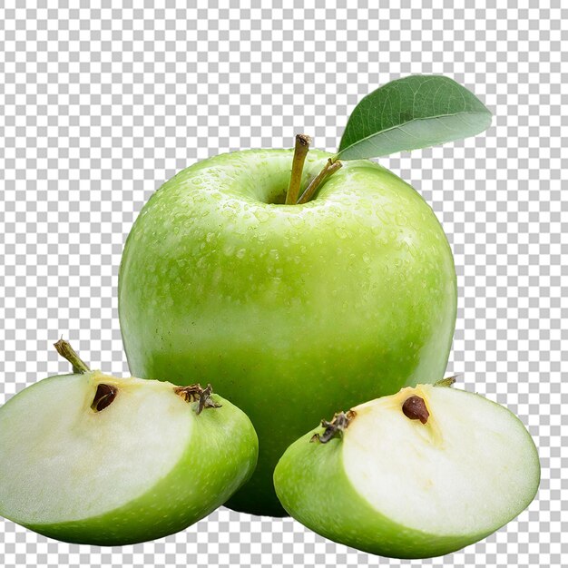 Fruto de maçã verde