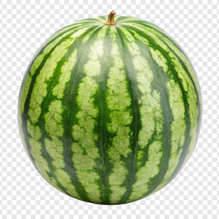 PSD fruto de melancia isolado sobre um fundo transparente