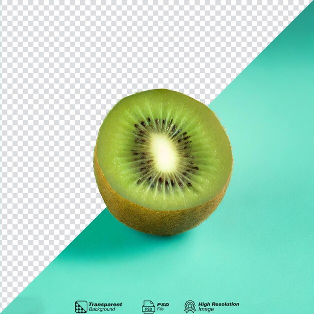 PSD fruto de kiwi fresco aislado sobre un fondo transparente