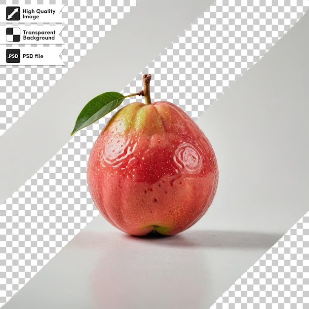 Fruto de pomelo rojo psd en fondo transparente con capa de máscara editable