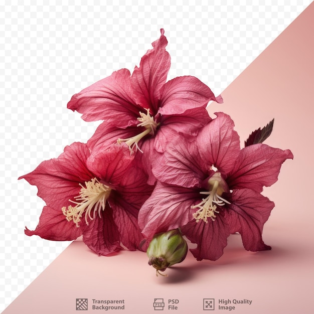 PSD frutos da planta roselle cientificamente conhecida como hibiscus sabdariffa