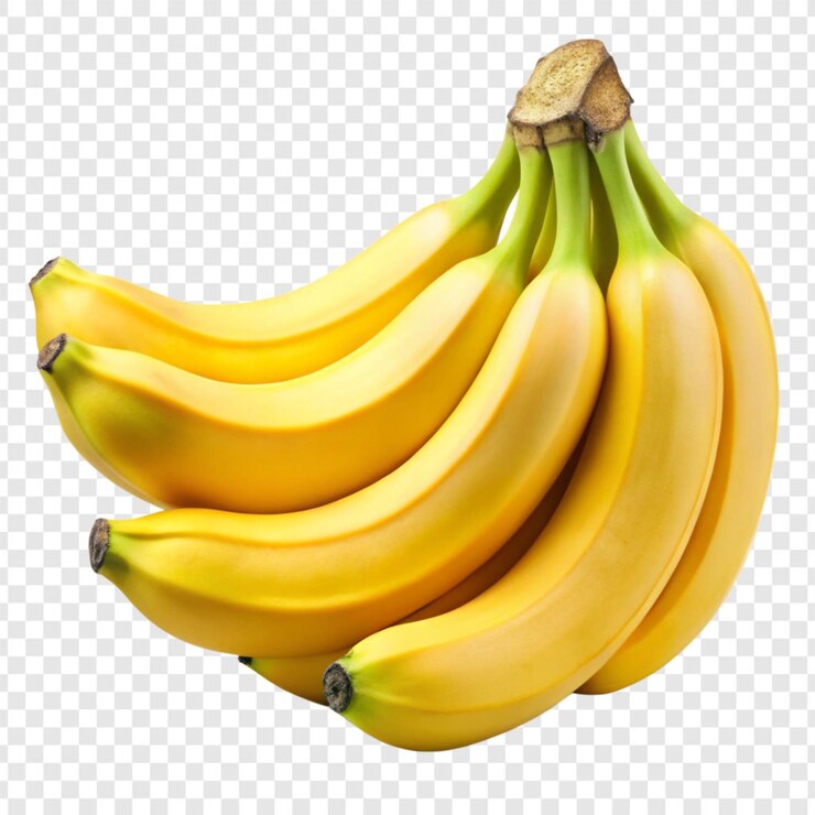 PSD frutta di banana isolata su uno sfondo trasparente