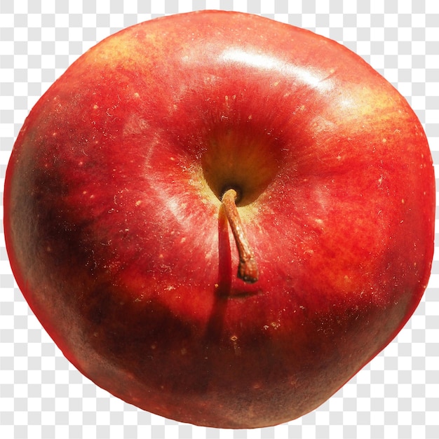 Frutta di mela rossa, cibo trasparente