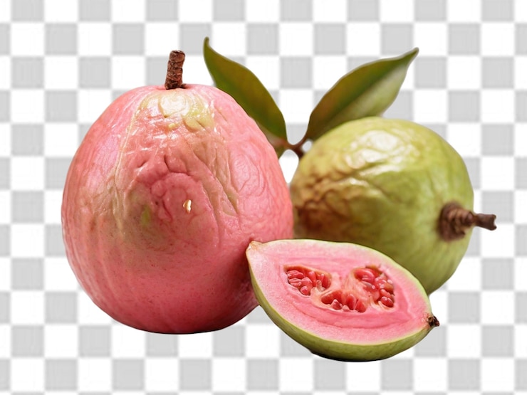 PSD frutti di guava isolati su uno sfondo trasparente