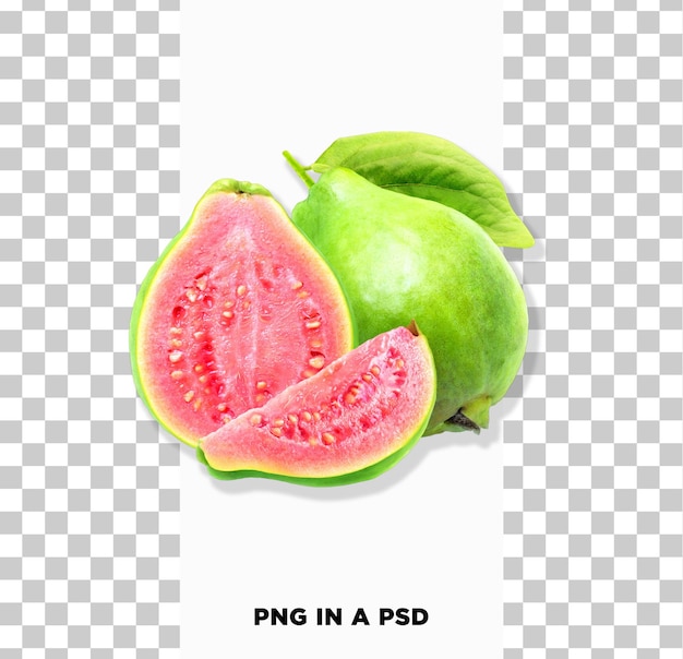 Frutti di guava su sfondo trasparente
