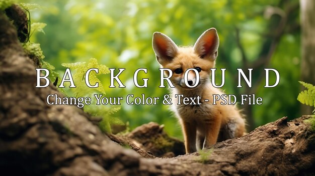 PSD fuchs-baby-fuchs-fennec-generative ki