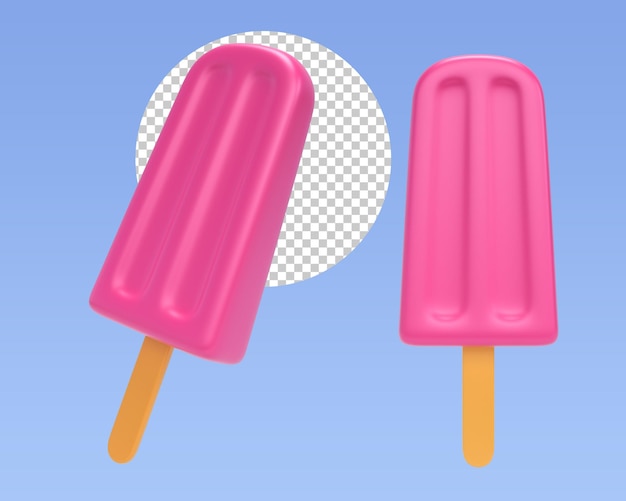 Fudgesicle 3d-darstellung