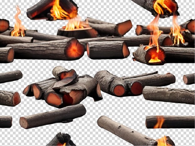 PSD fuego ardiente png