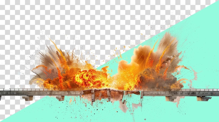 PSD un fuego realista con llamas en un fondo transparente