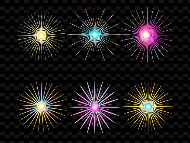 fuegos artificiales con un fondo negro y un lugar para el texto