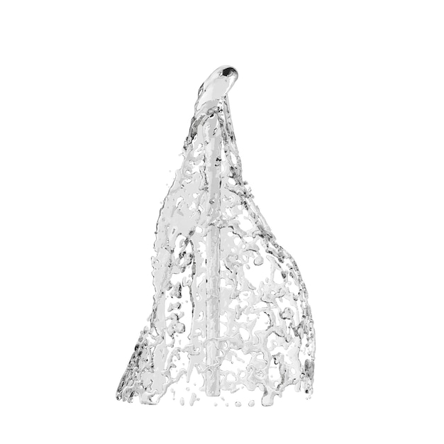 fuente, aislado, fondo transparente, 3d, interpretación