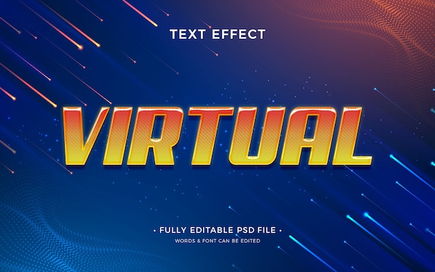 Fuente de texto futurista