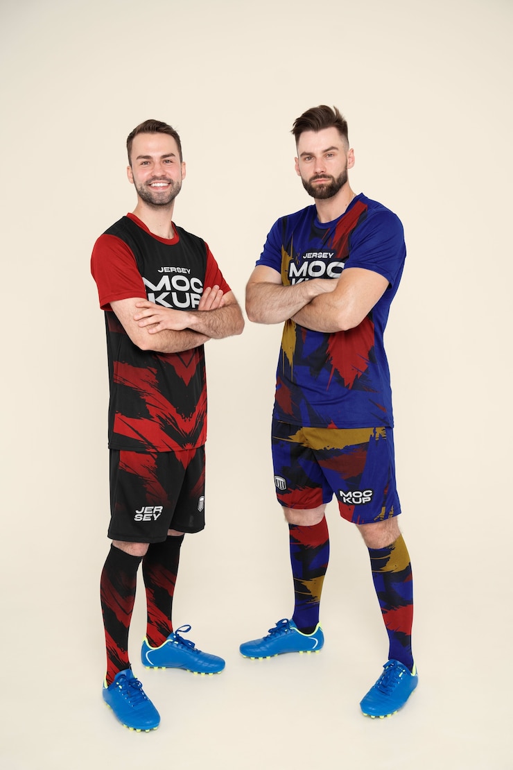 PSD full shot squadra di calcio maschile