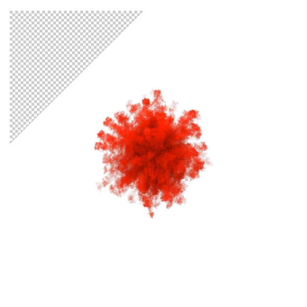fumée rouge png