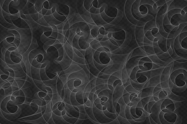 Fumos abstratos de alta qualidade sobre fundo preto