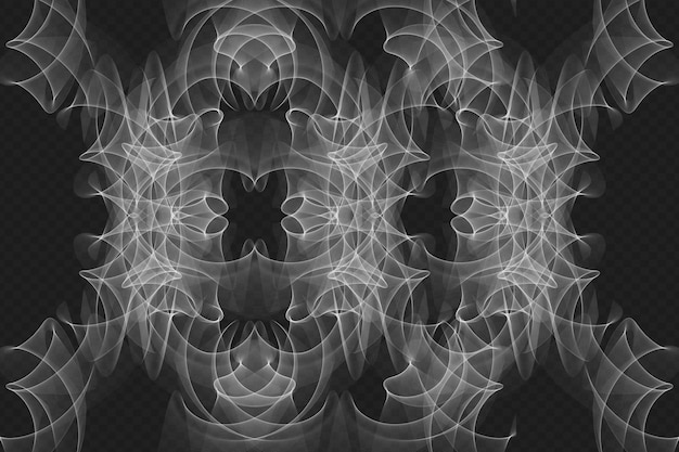 Fumos abstratos de alta qualidade sobre fundo preto