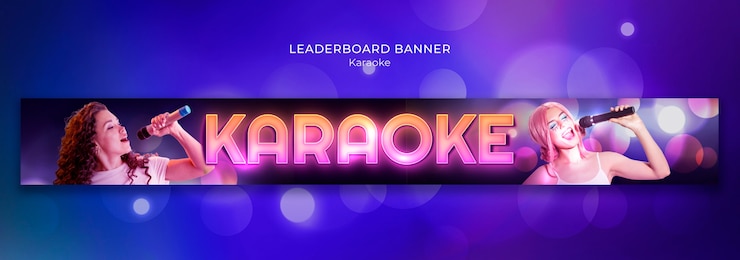 PSD fun karaoke party template