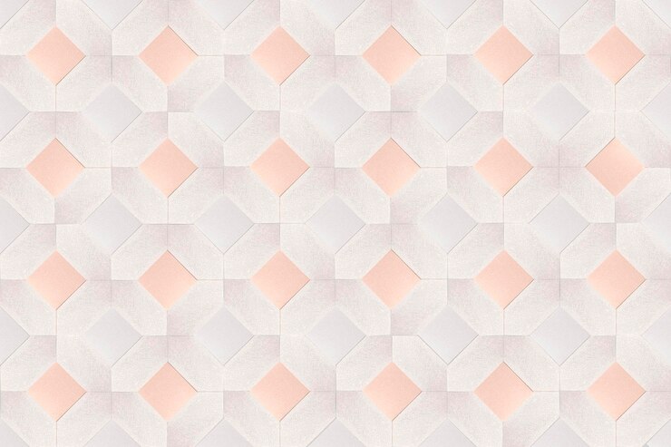 PSD fundo 3d com padrão de diamante quadrado bege