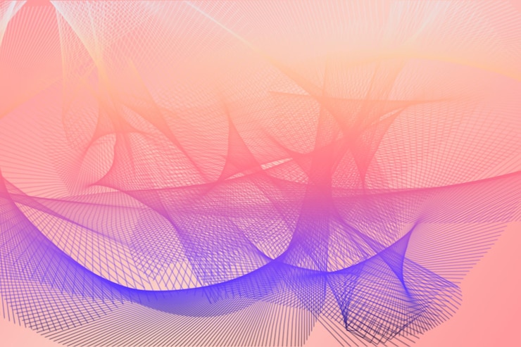 PSD fundo abstrato caracterizado por linhas onduladas suaves que evocam uma sensação de movimento e fluidez