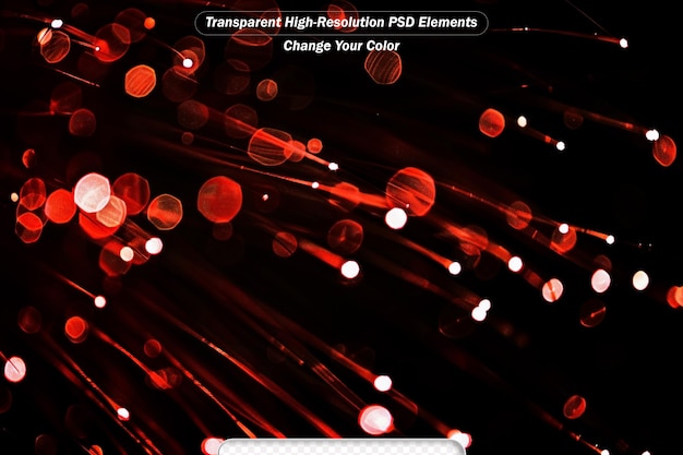 PSD fundo bokeh vermelho