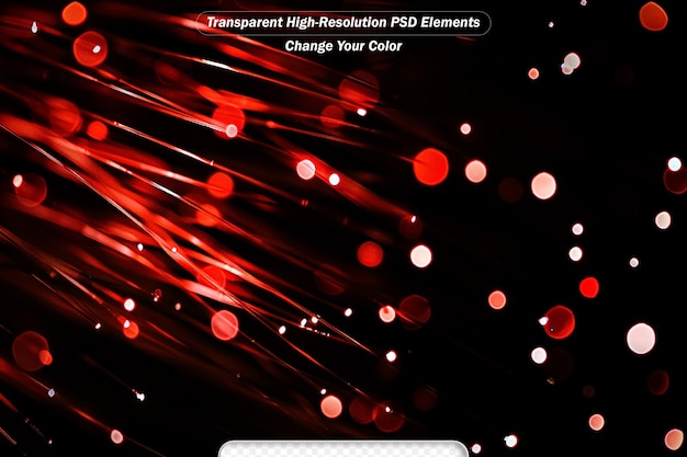 PSD fundo bokeh vermelho