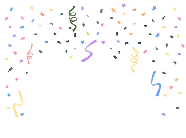 Fundo colorido confetti