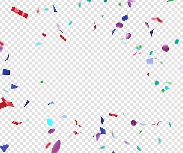 Fundo colorido dos confetes da celebração