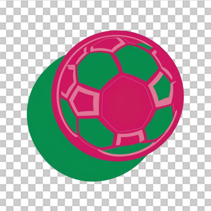 PSD fundo de bola de futebol em estilo plano perfeito para temas esportivos