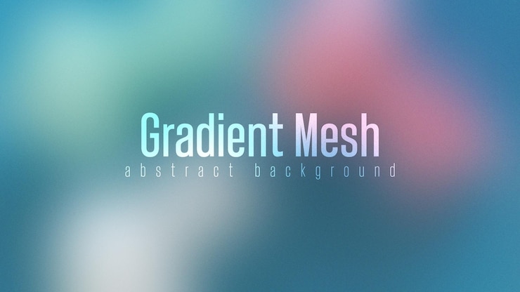 PSD fundo de efeito desfocado de malha de gradiente com textura de gradiente abstrato