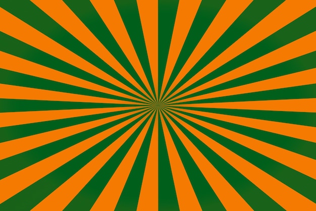 fundo de explosão solar laranja e verde