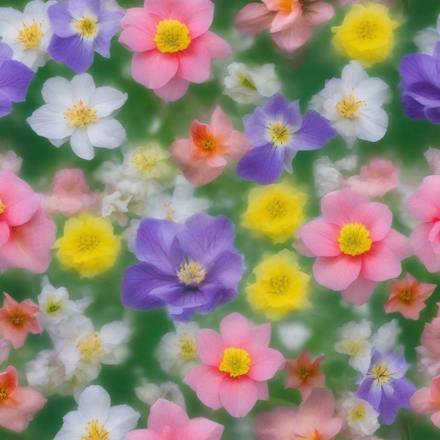 PSD fundo de flores de primavera