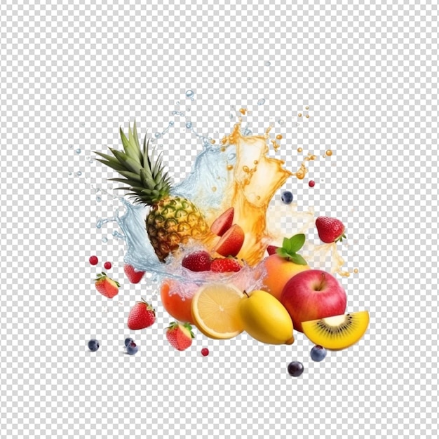 PSD fundo de frutas