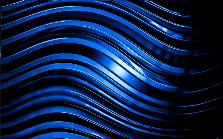 PSD fundo de metal azul abstrato