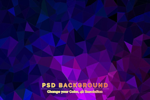 PSD fundo de mosaico vetorial abstrato rosa-azul escuro