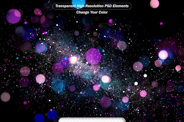 PSD fundo de natal abstrato leve com flocos de neve e estrelas