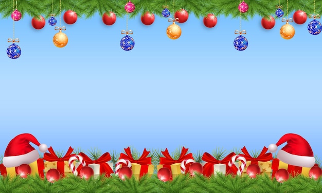 PSD fundo de natal