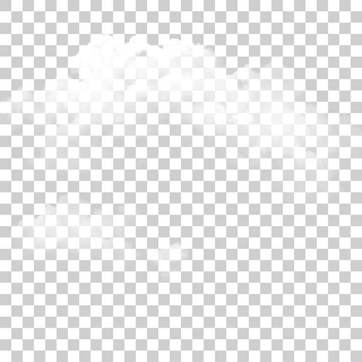PSD fundo de nuvens brancas